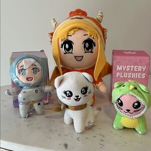 Mystery Plushies Set - Multicolor Stuffed Animals